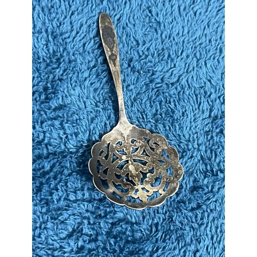 vintage pierced bonbon server (or tomato server)